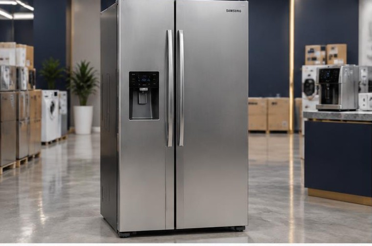 Réfrigérateur double porte inox